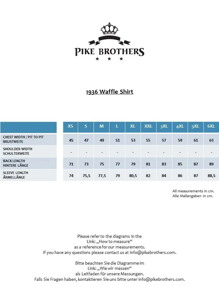 1936 Waffle Shirt, Iron Grey - Pike Brothers