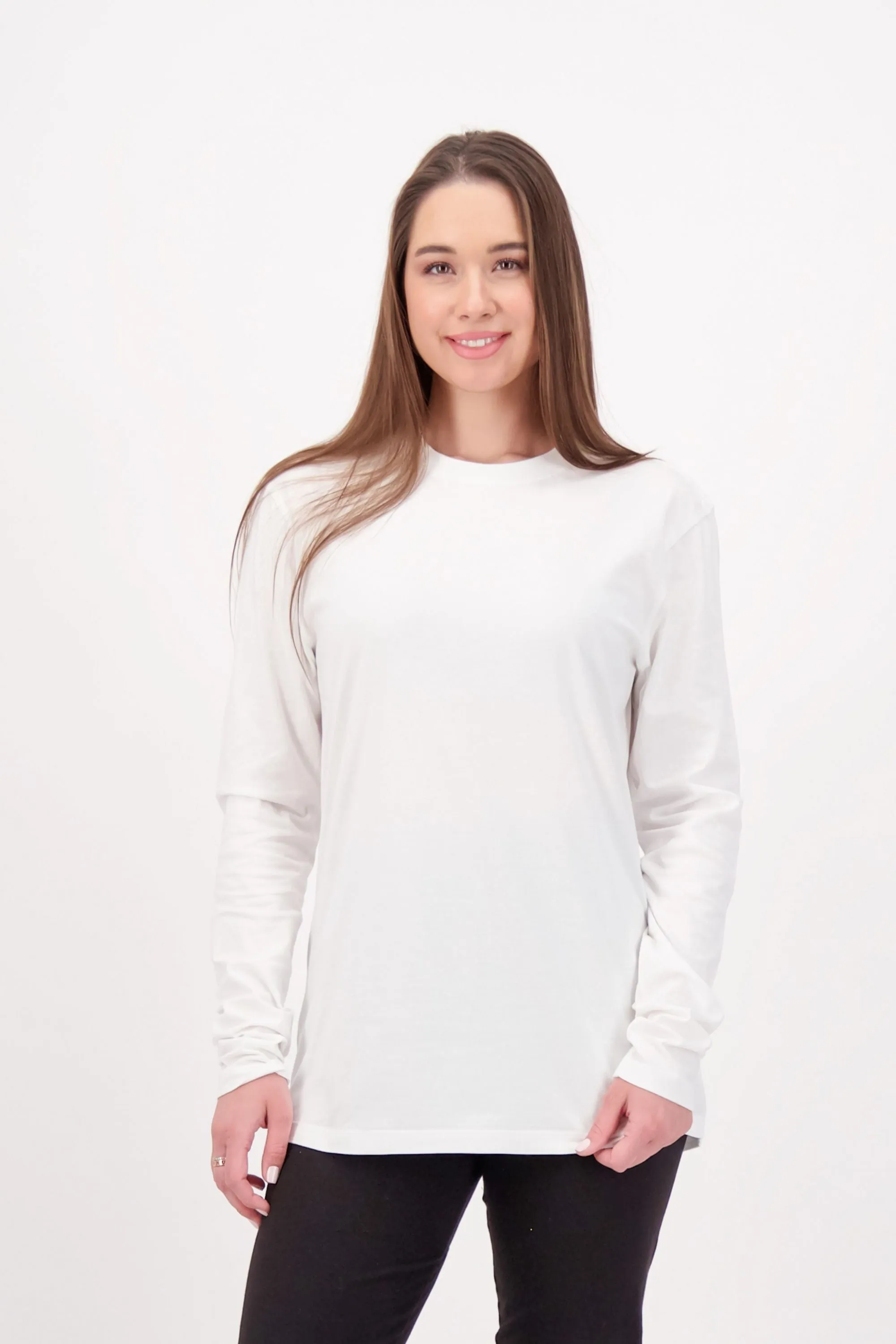 6-Pack Gender-Neutral Long Sleeve Black & White T-Shirts | Organic Cotton, Soft & Durable Essentials