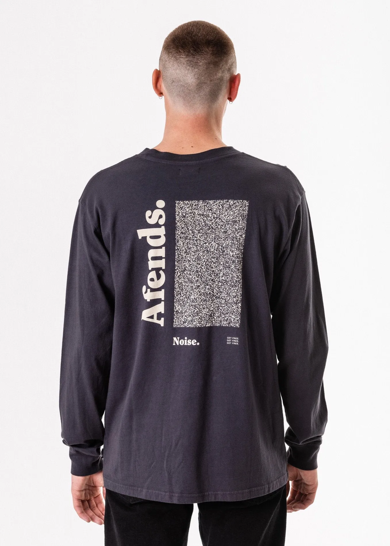 Afends Mens Noise - Retro Fit Long Sleeve Tee