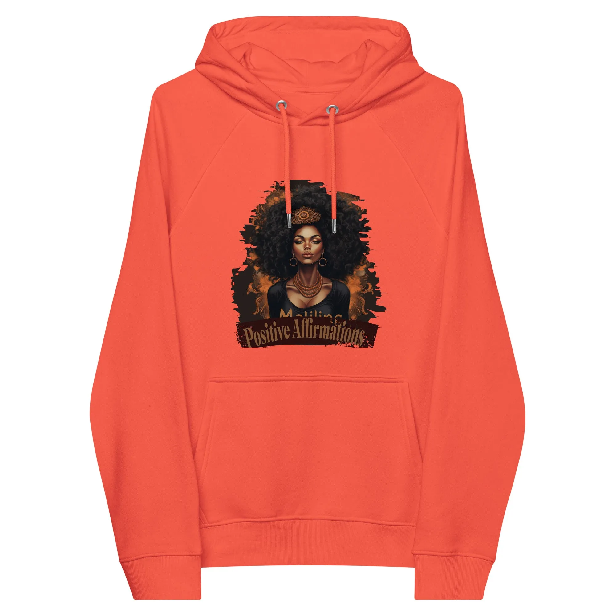 Afro Vibe eco raglan hoodie