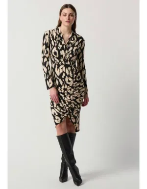 Animal Foil Dress