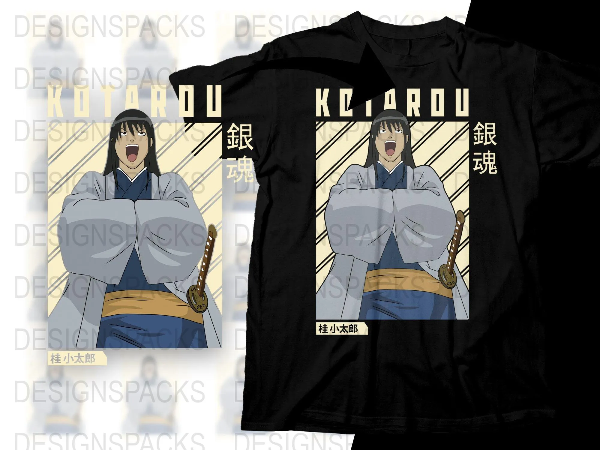 Anime Png Digital Download Featuring Kotarou Classic Design