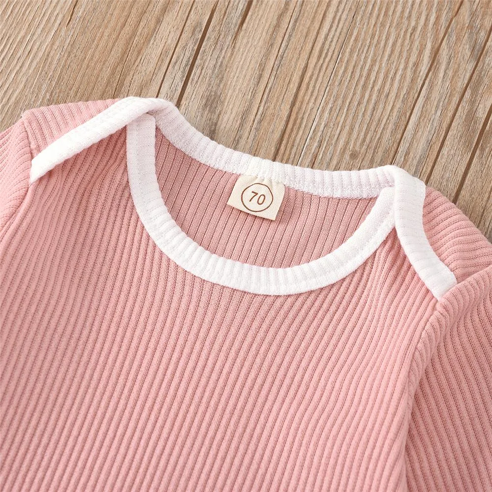 Baby Unisex Long Sleeve Casual Romper & Pants Cheap Boutique Baby Clothes