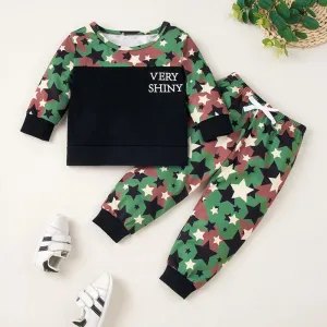 Baby Unisex Star Letter Printed Top & Pants Buy Baby Clothes Wholesale