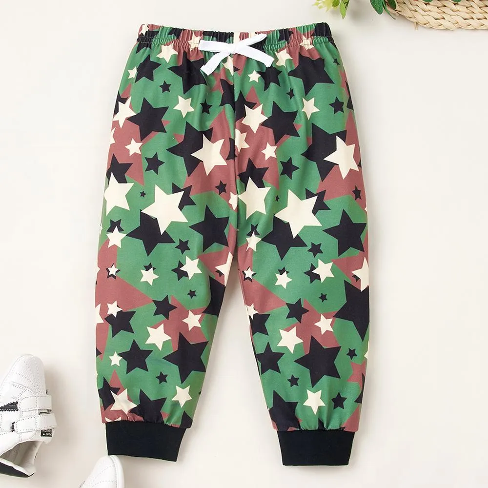 Baby Unisex Star Letter Printed Top & Pants Buy Baby Clothes Wholesale