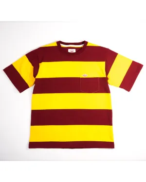 Battenwear Pocket Rugby Tee Gold Maroon