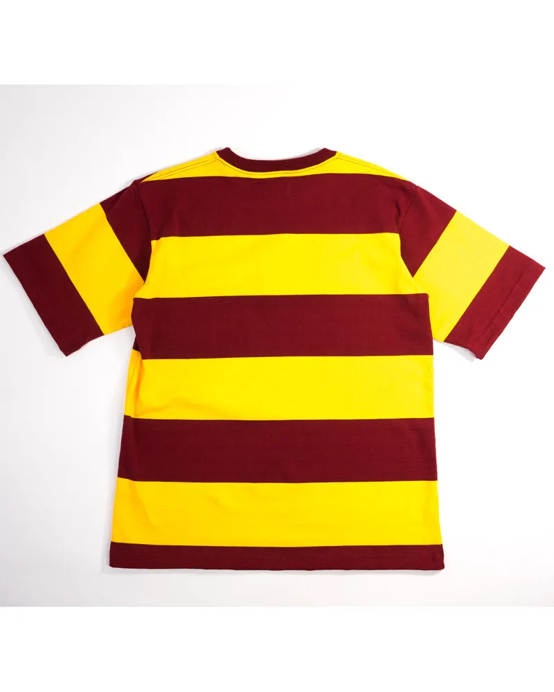 Battenwear Pocket Rugby Tee Gold Maroon