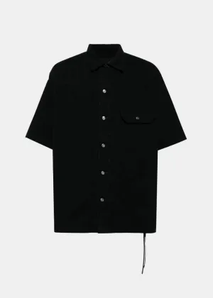 Black 1st SS Denim Shirt