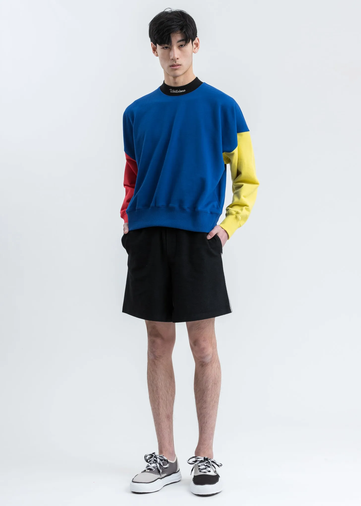 Blue Blocking Sweatshirt