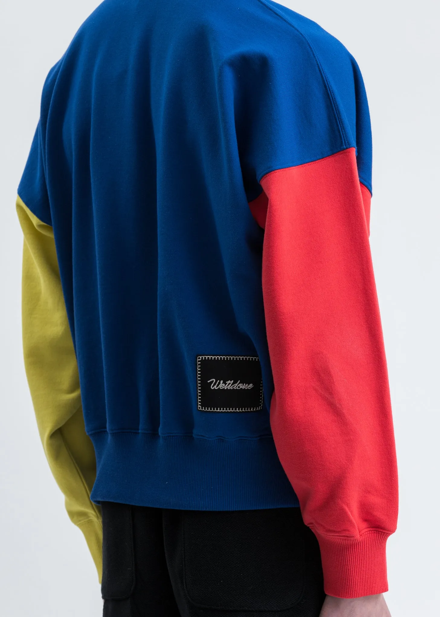 Blue Blocking Sweatshirt
