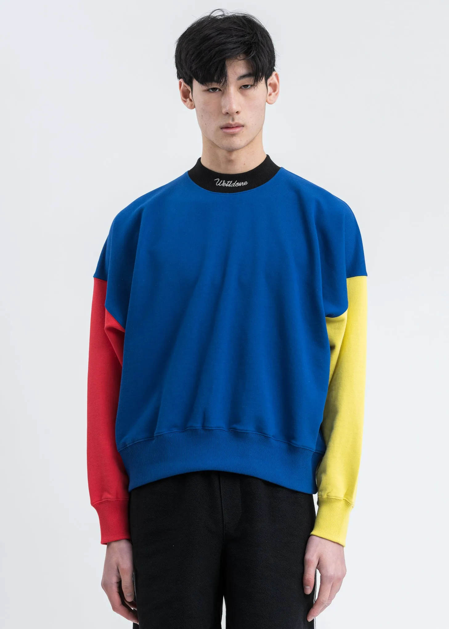 Blue Blocking Sweatshirt