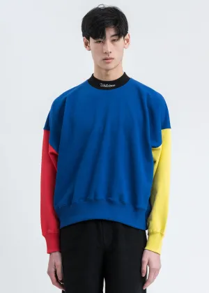 Blue Blocking Sweatshirt