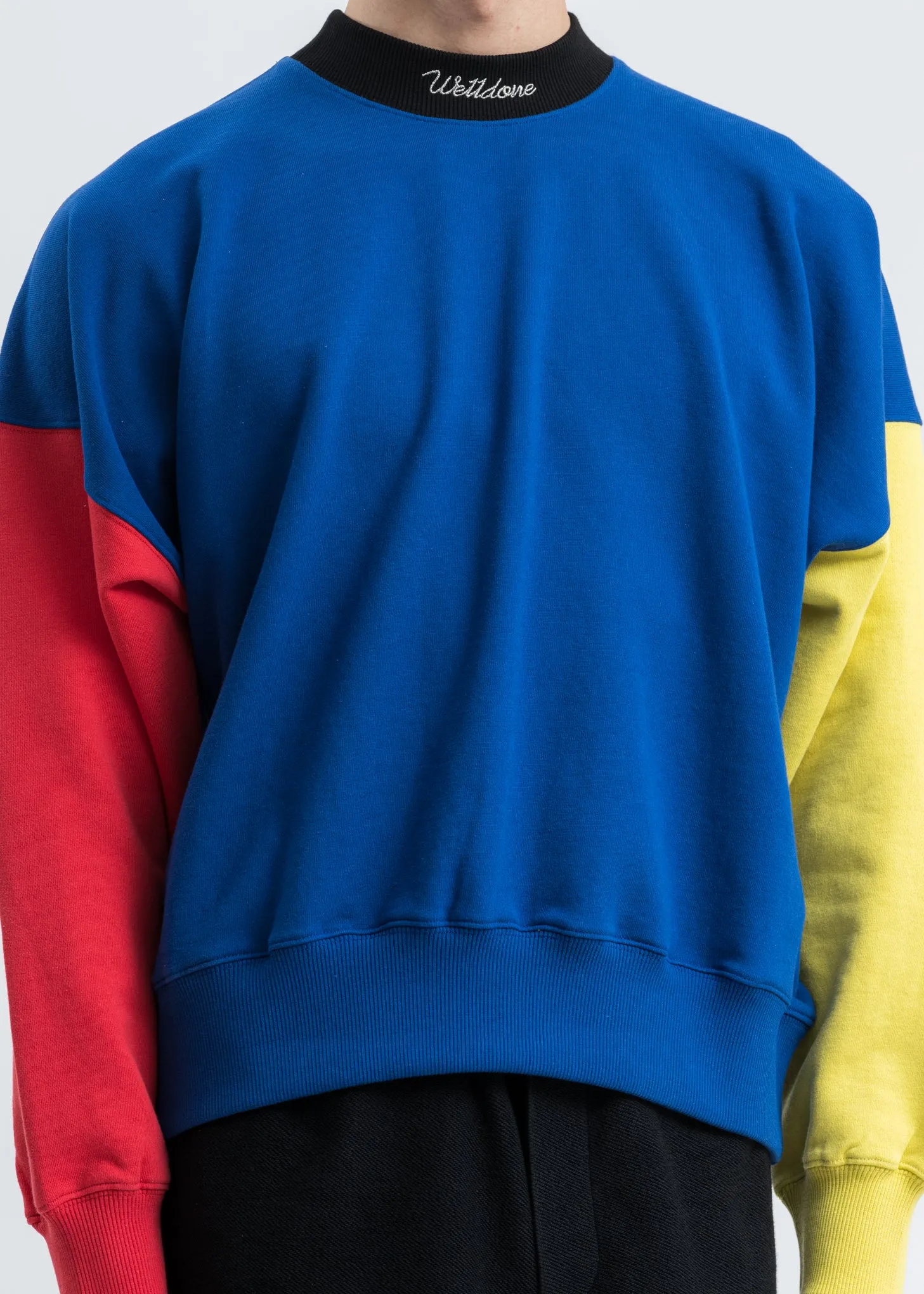 Blue Blocking Sweatshirt