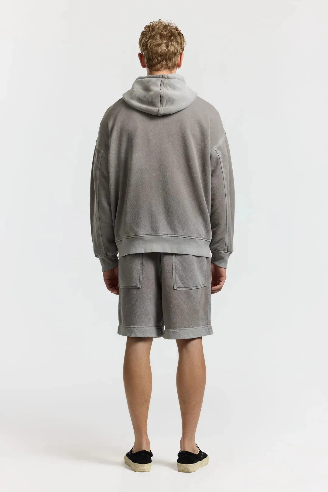 Boston Zip Hoodie - Vintage Cement