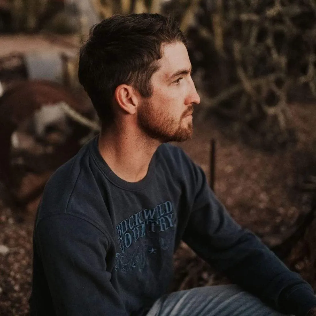 Buck Wild Midnight Ember Sweater