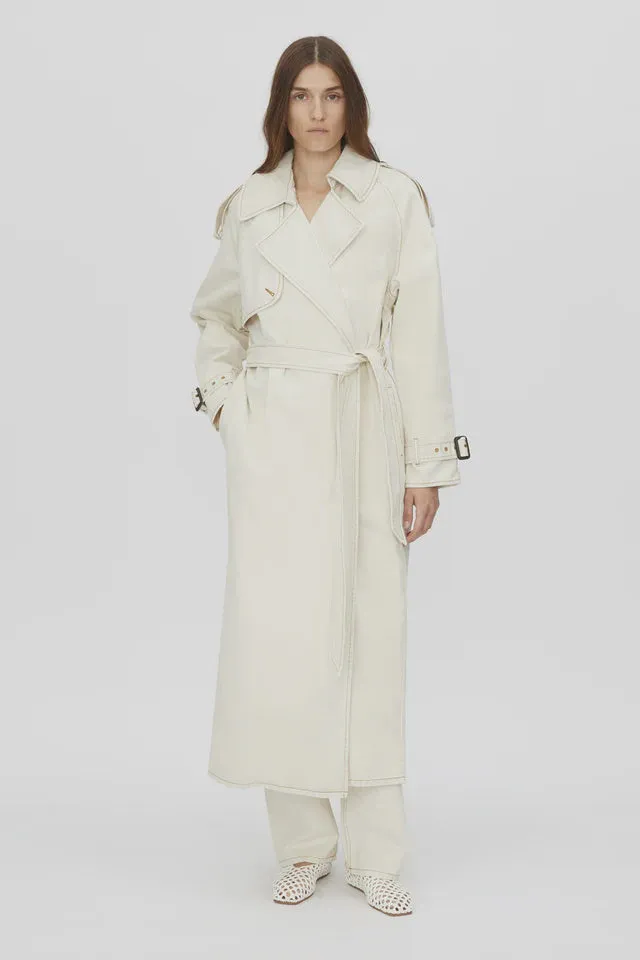 Camilla and Marc Calyx Denim Coat in Light Stone Wash