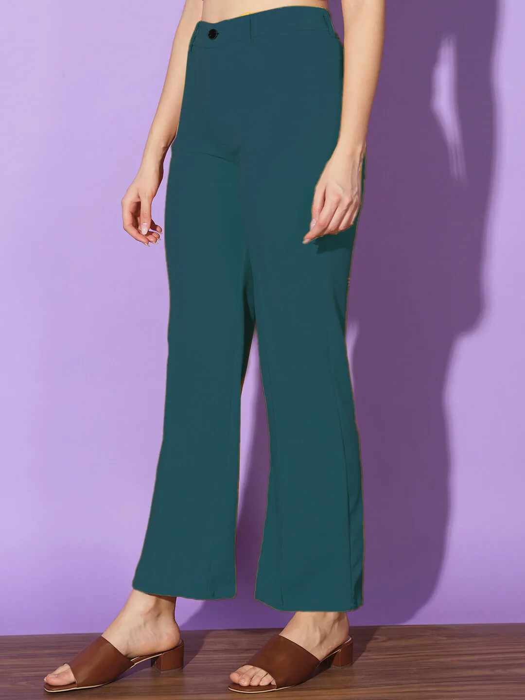 Carrera Full Length Women Formal Trousers and Pants-3297