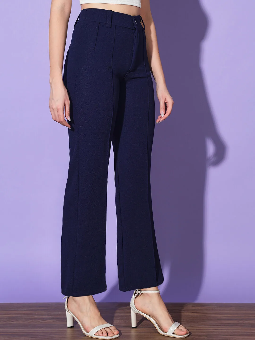 Carrera Full Length Women Formal Trousers and Pants-3297