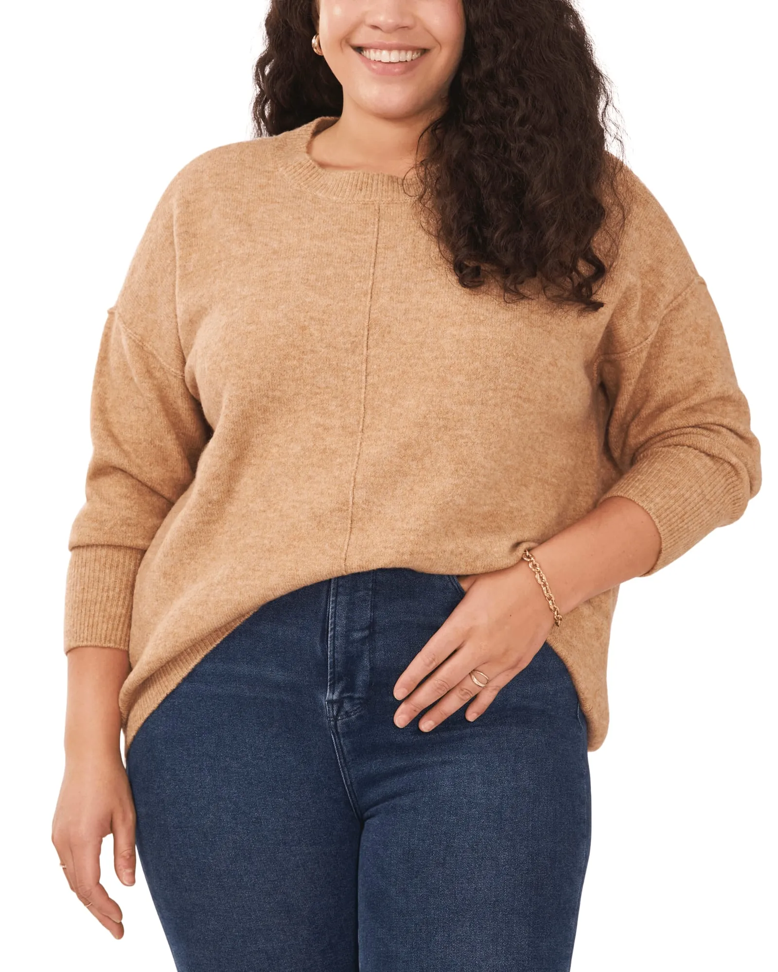 Carrie Cozy Sweater | LATTE HTHR