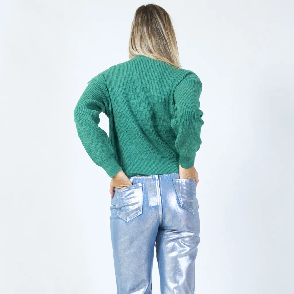 Celestial embellished sweater wholesale