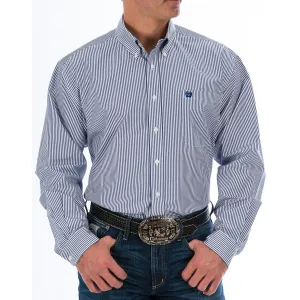 Cinch Men's Royal & White Stripe Shirt