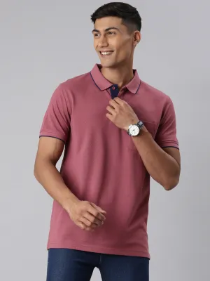 Classic Polo Men's Polo Neck Half Sleeve Slim Fit Cotton T Shirt | TOY-NOVA-MAUVEWOOD SF P