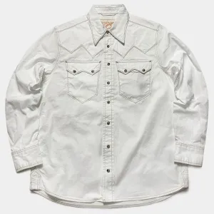 DDL 319R-DIABLO SWT-WC REGULAR FIT 2 POCKET WITH A SUBTLE COPPER STITCH WESTERN SHIRT-E0 WHITE