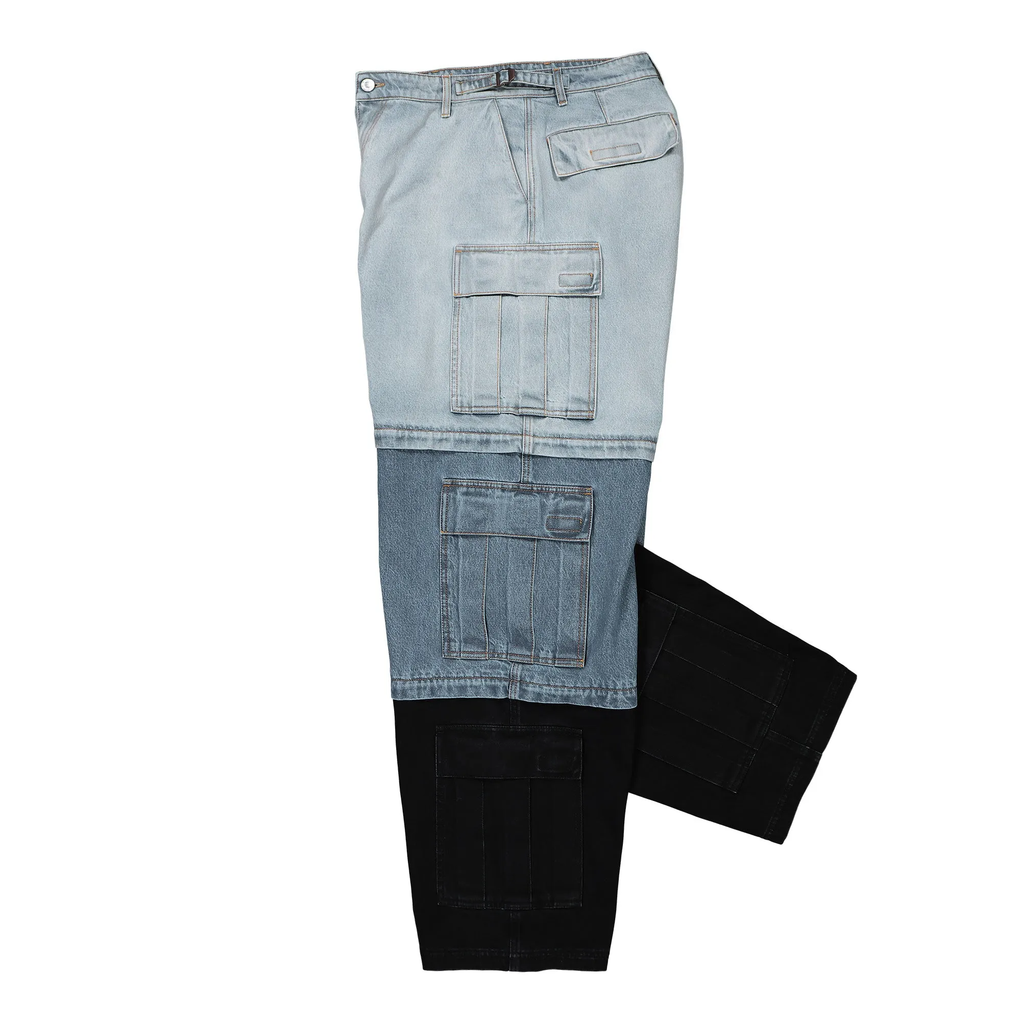 Deconstructed Triple Cargo Pants