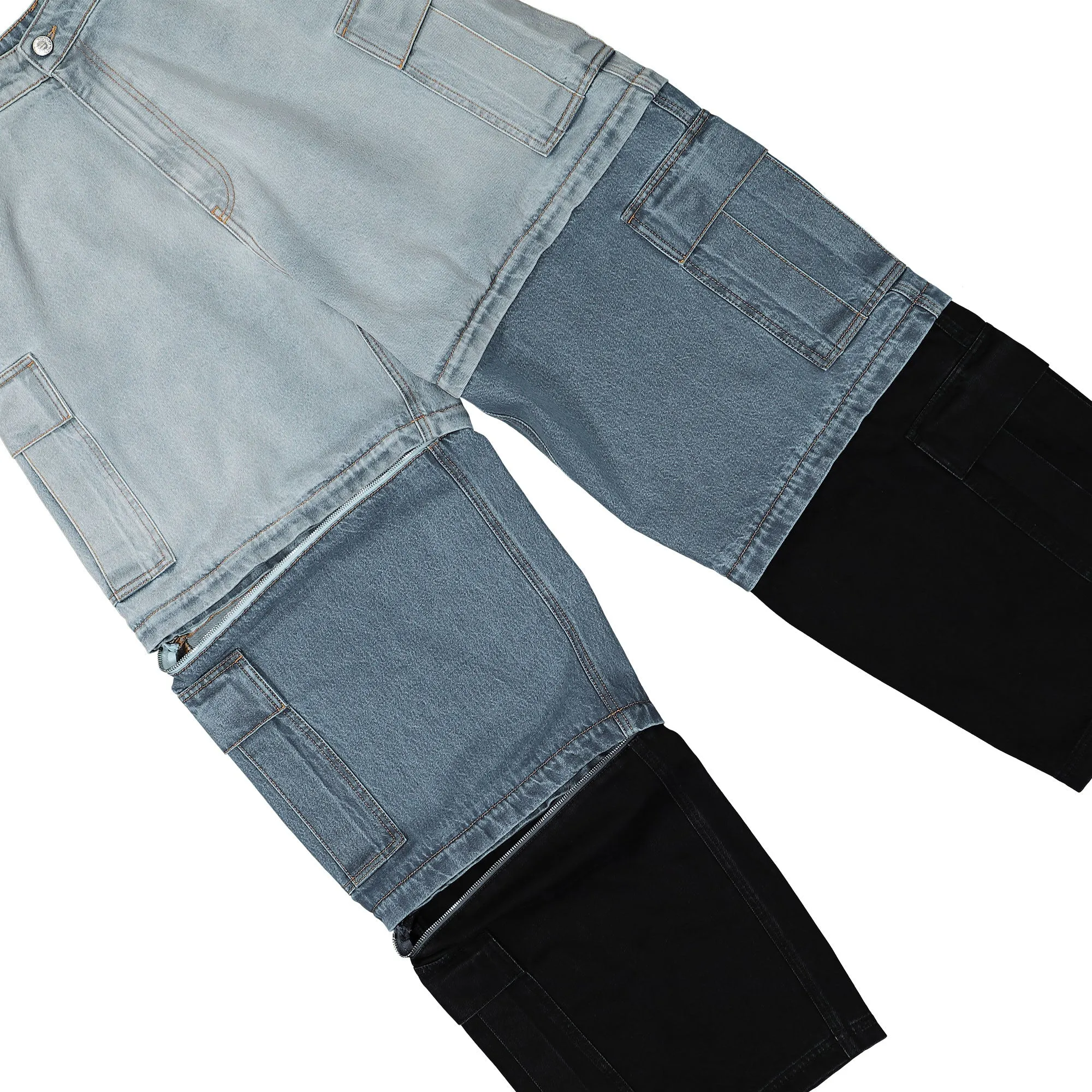 Deconstructed Triple Cargo Pants