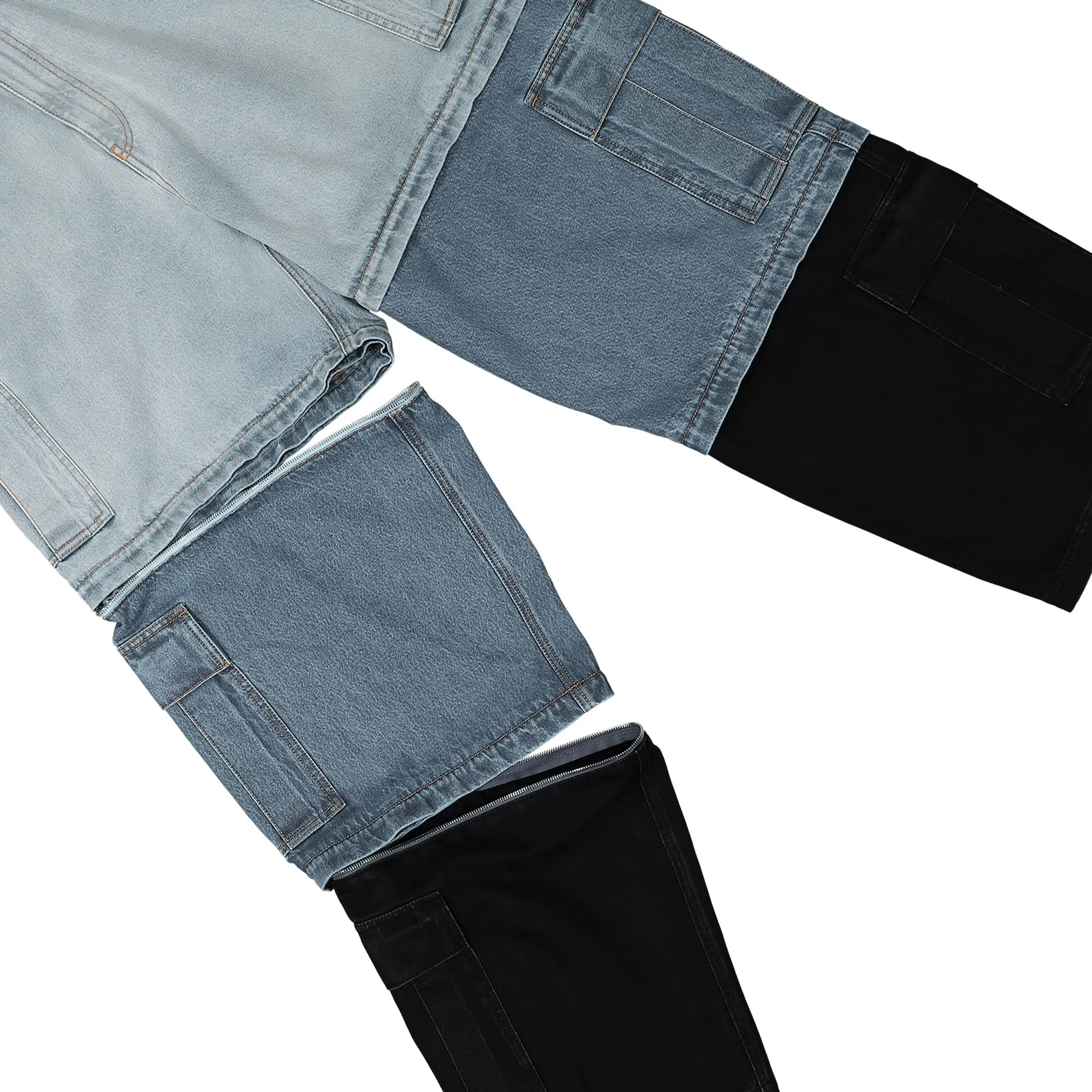 Deconstructed Triple Cargo Pants