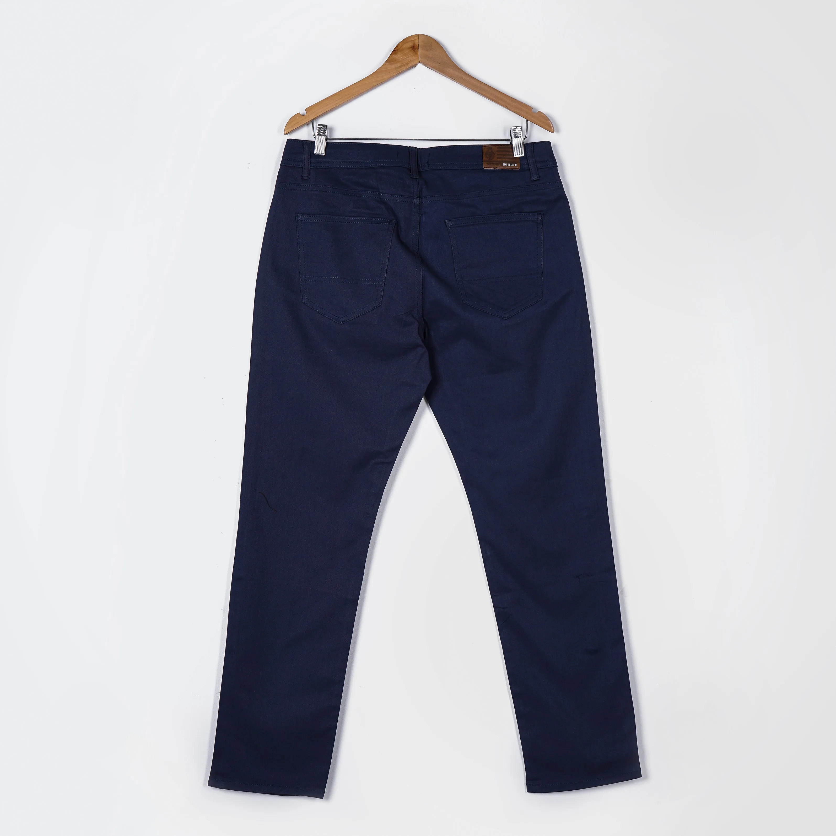 DeFacto Regular Fit Gabardine Dark Blue Trousers