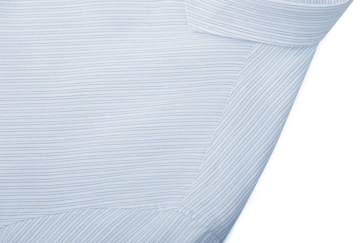 Dry Stripe Shirt in Smart Fit Spread Collar
