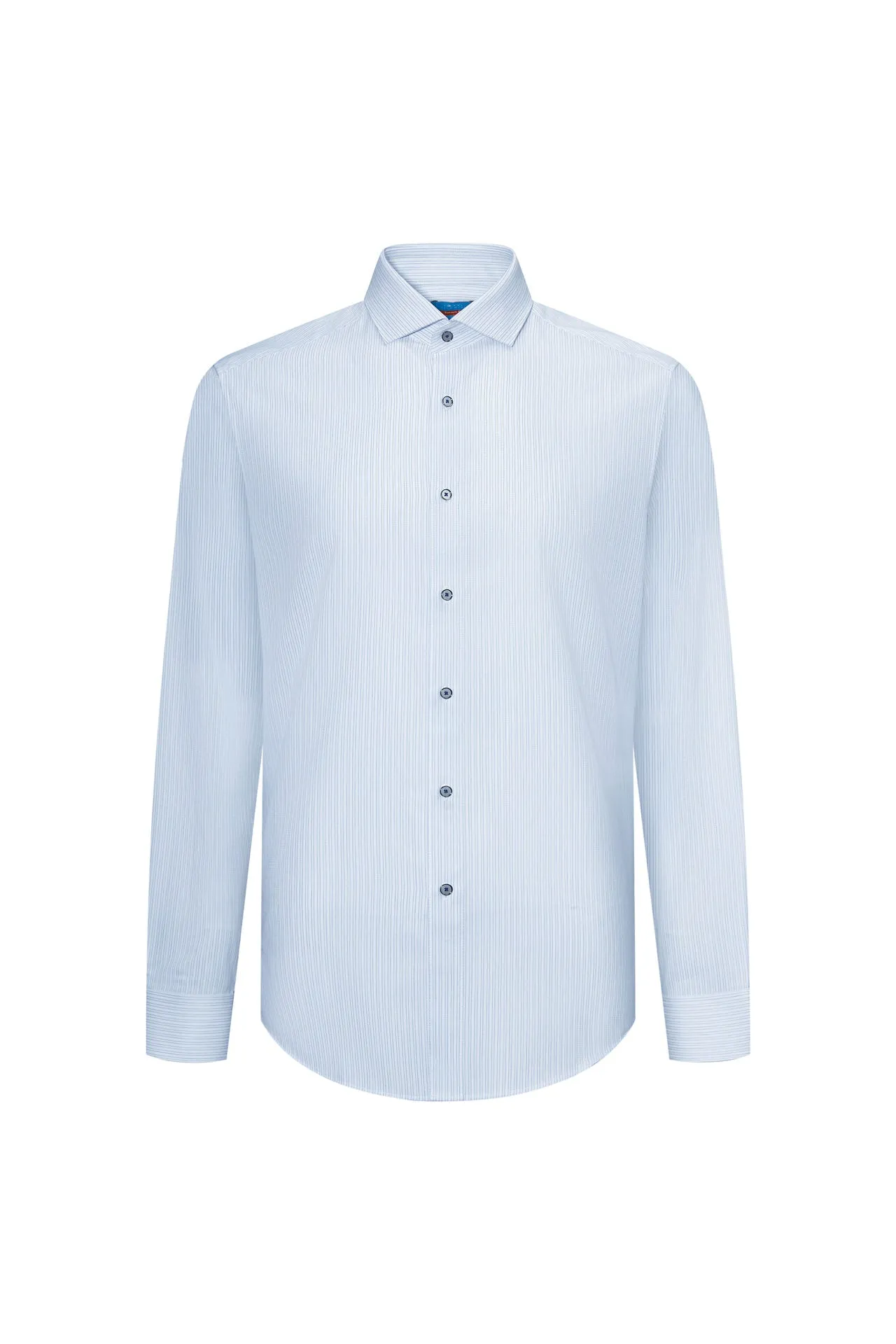 Dry Stripe Shirt in Smart Fit Spread Collar