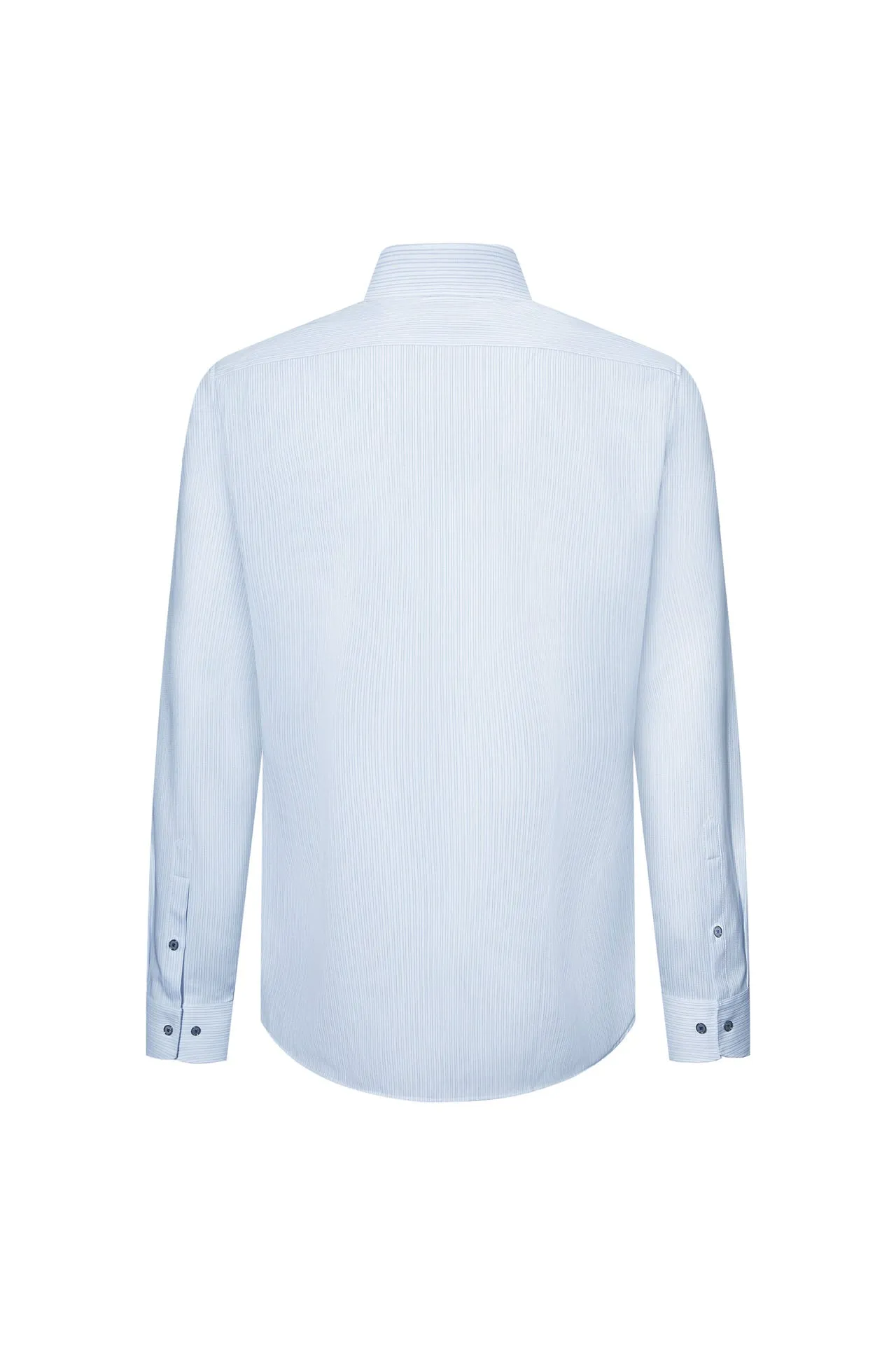 Dry Stripe Shirt in Smart Fit Spread Collar