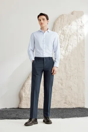 Dry Stripe Shirt in Smart Fit Spread Collar
