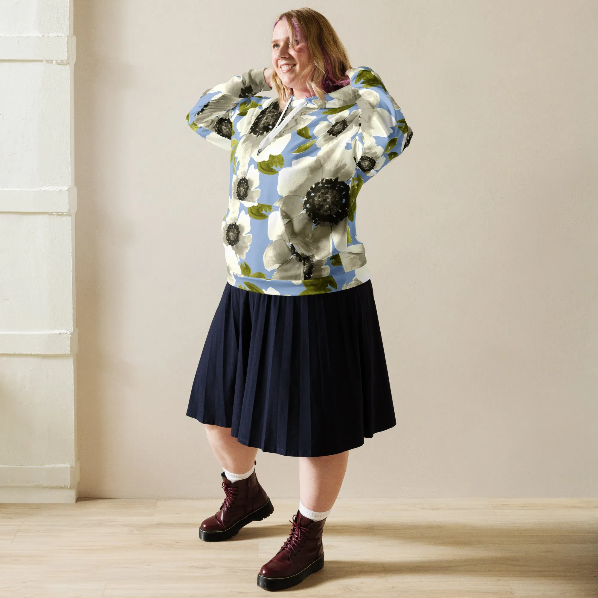 Floral Hoodie (Glamourange Spring Best Hoodies Collection - Flower Hoodies Print 0019)