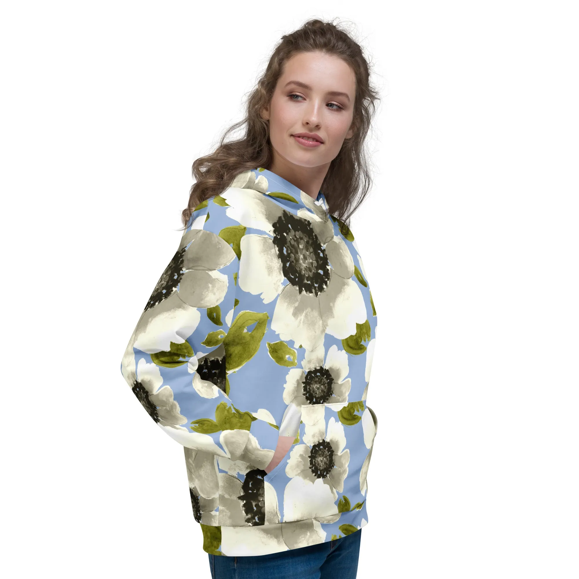 Floral Hoodie (Glamourange Spring Best Hoodies Collection - Flower Hoodies Print 0019)