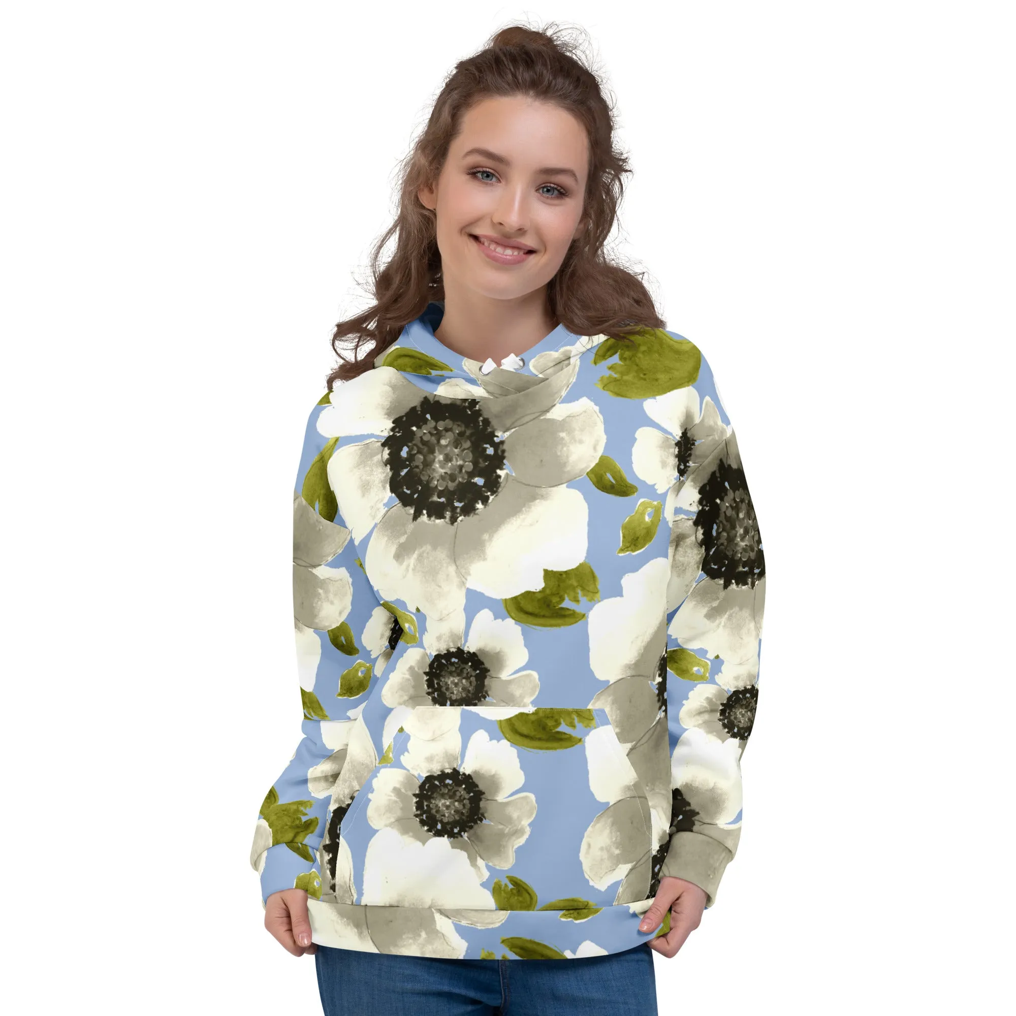 Floral Hoodie (Glamourange Spring Best Hoodies Collection - Flower Hoodies Print 0019)
