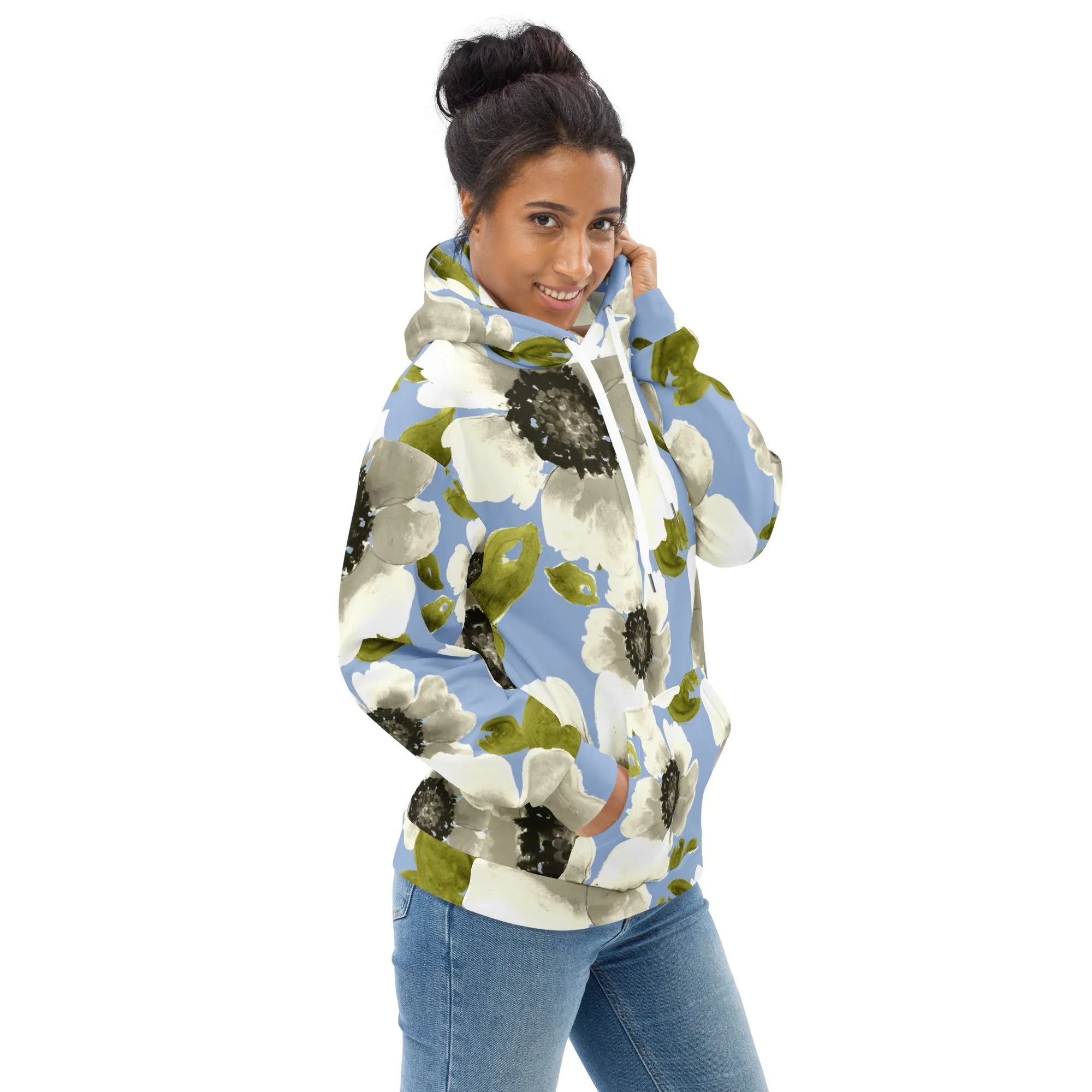 Floral Hoodie (Glamourange Spring Best Hoodies Collection - Flower Hoodies Print 0019)