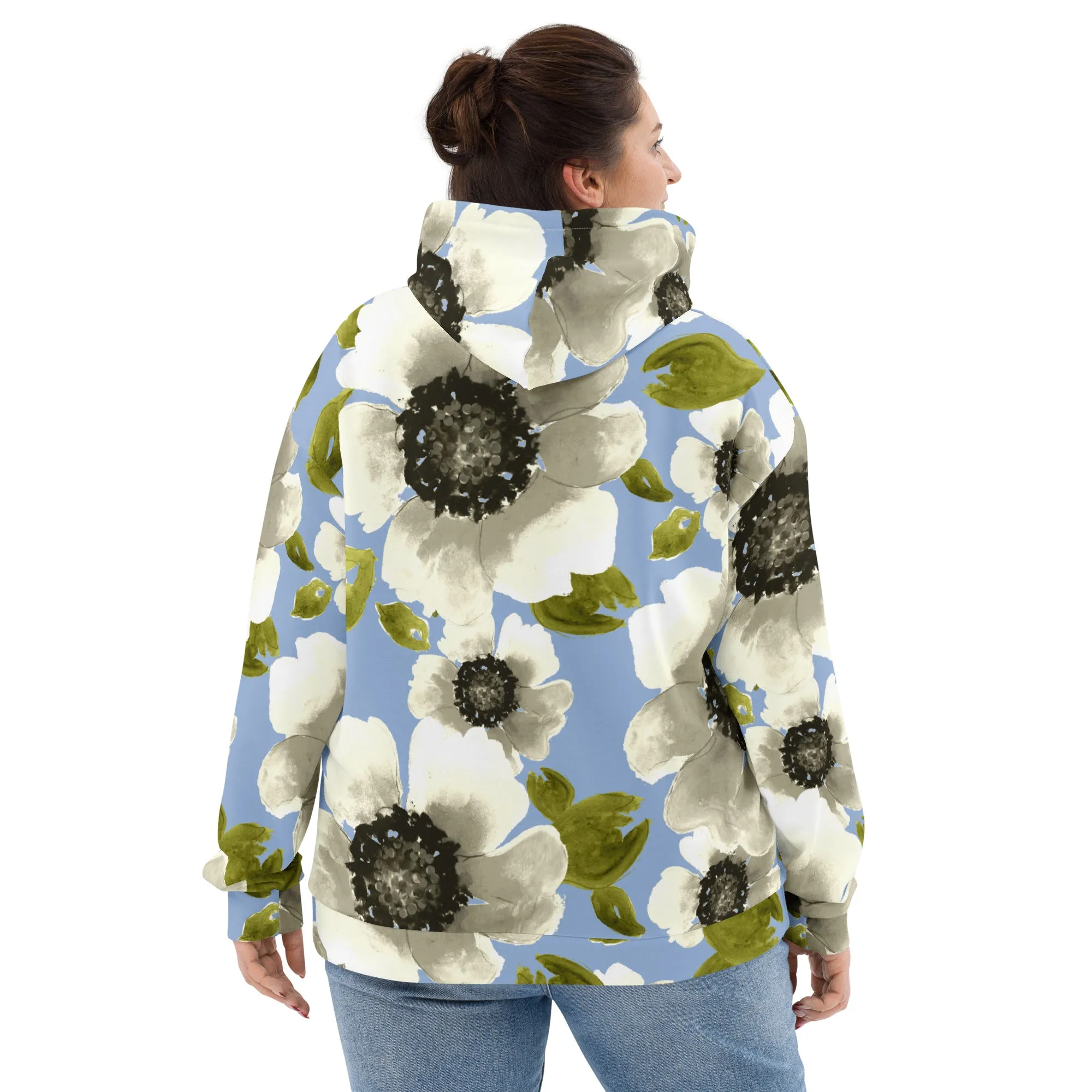 Floral Hoodie (Glamourange Spring Best Hoodies Collection - Flower Hoodies Print 0019)