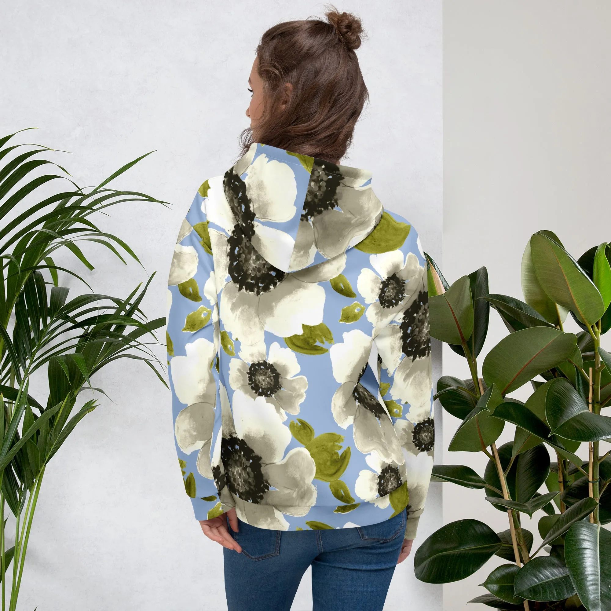 Floral Hoodie (Glamourange Spring Best Hoodies Collection - Flower Hoodies Print 0019)
