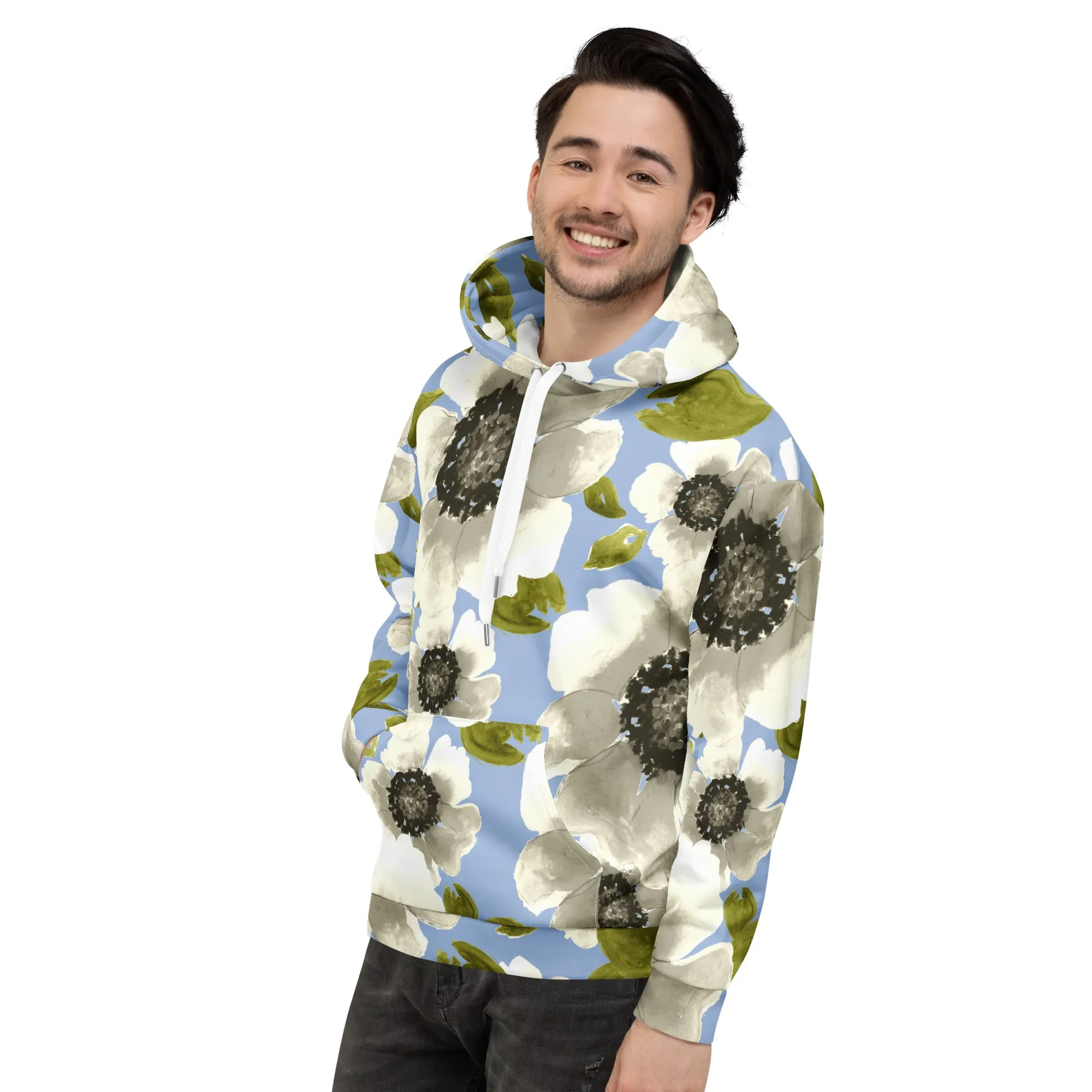Floral Hoodie (Glamourange Spring Best Hoodies Collection - Flower Hoodies Print 0019)