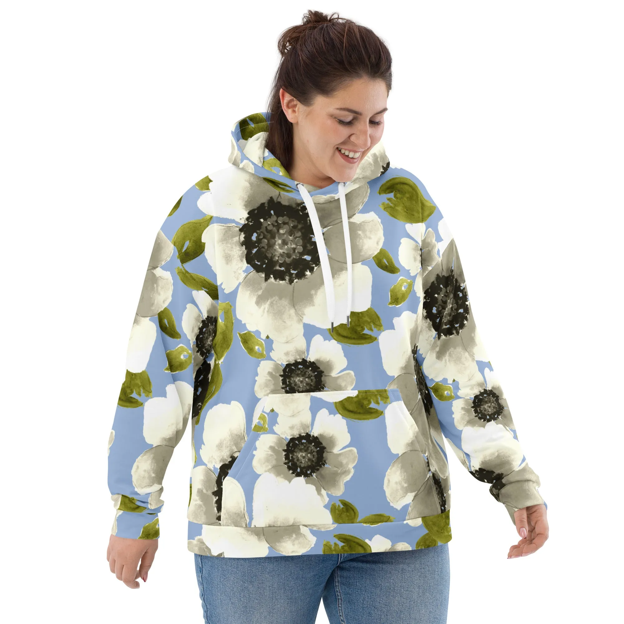 Floral Hoodie (Glamourange Spring Best Hoodies Collection - Flower Hoodies Print 0019)