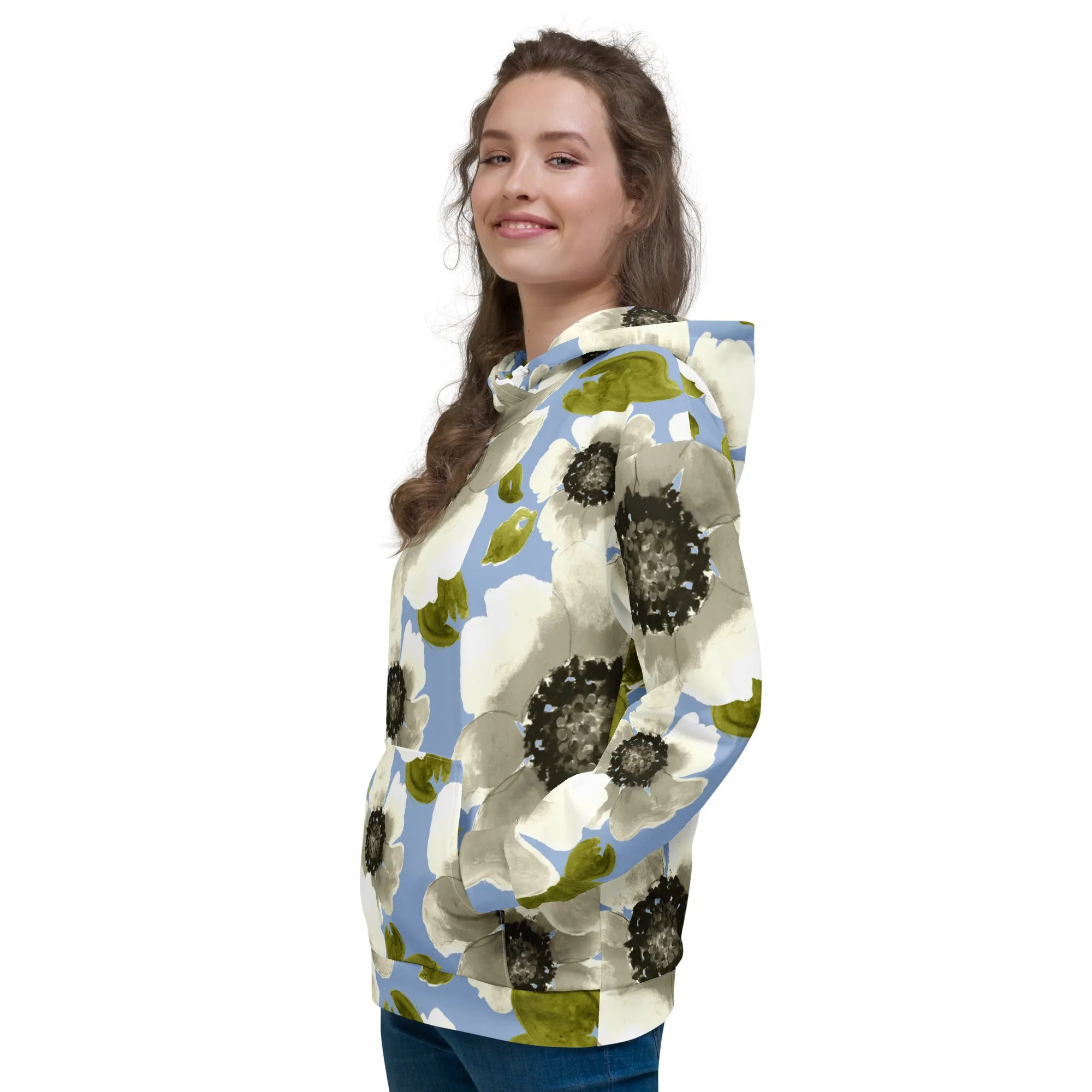 Floral Hoodie (Glamourange Spring Best Hoodies Collection - Flower Hoodies Print 0019)