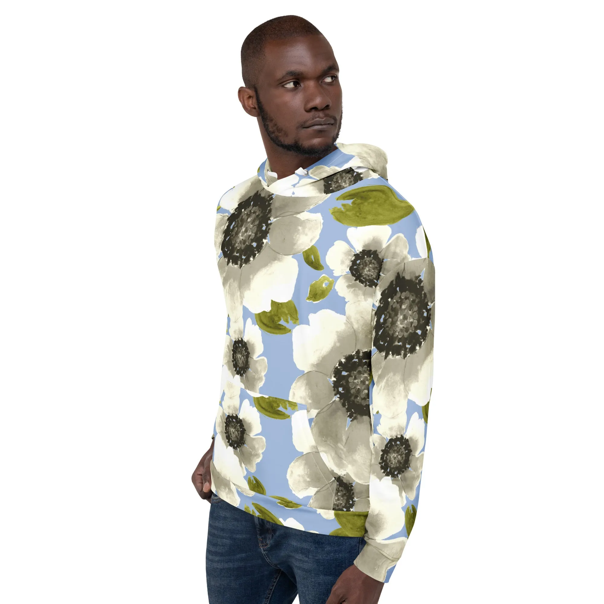 Floral Hoodie (Glamourange Spring Best Hoodies Collection - Flower Hoodies Print 0019)