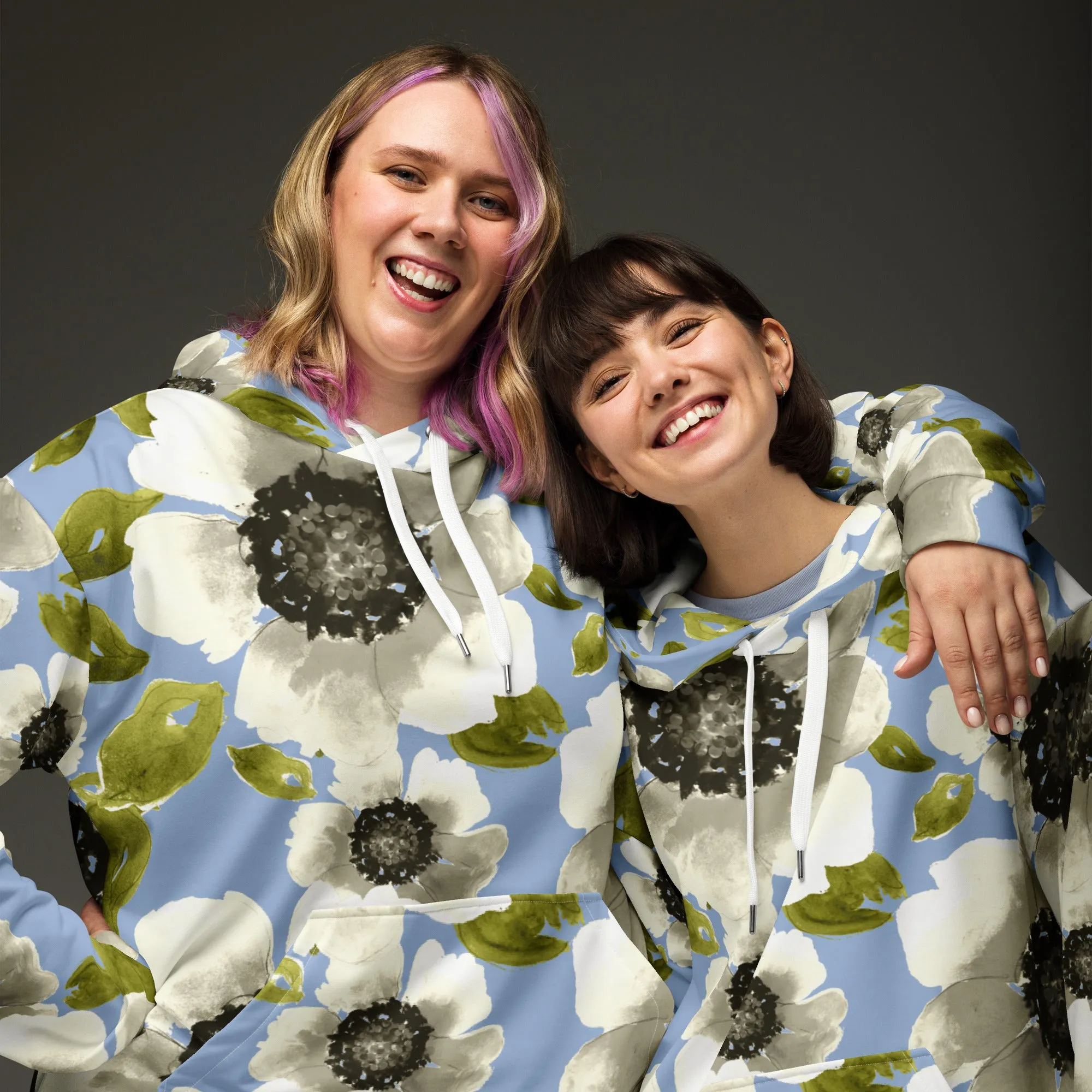 Floral Hoodie (Glamourange Spring Best Hoodies Collection - Flower Hoodies Print 0019)