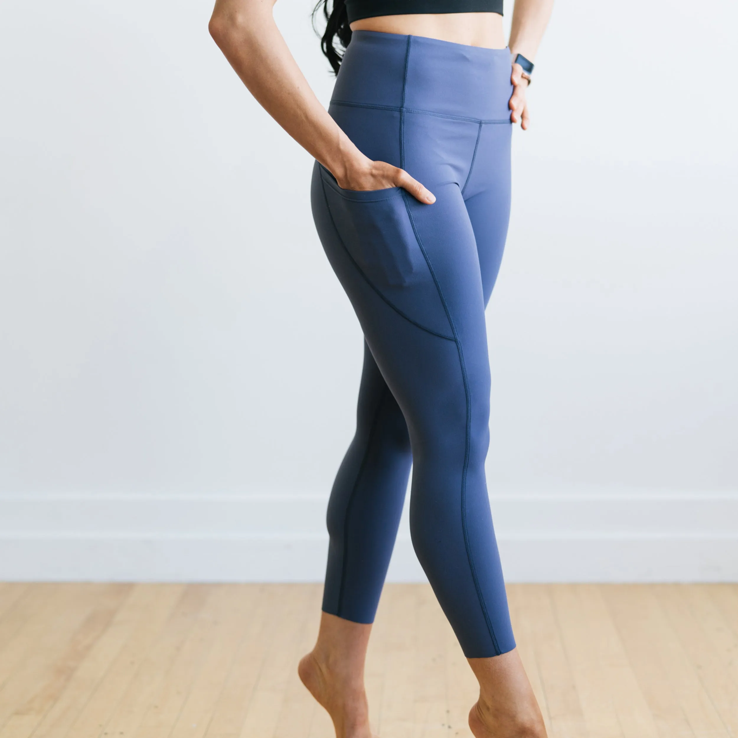 Focus Leggings - Storm Blue | MT LUXE