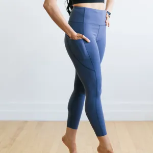 Focus Leggings - Storm Blue | MT LUXE