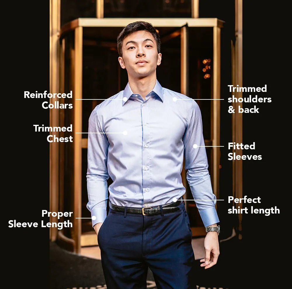 Gray Patterned Dress Shirt | The Sudoku
