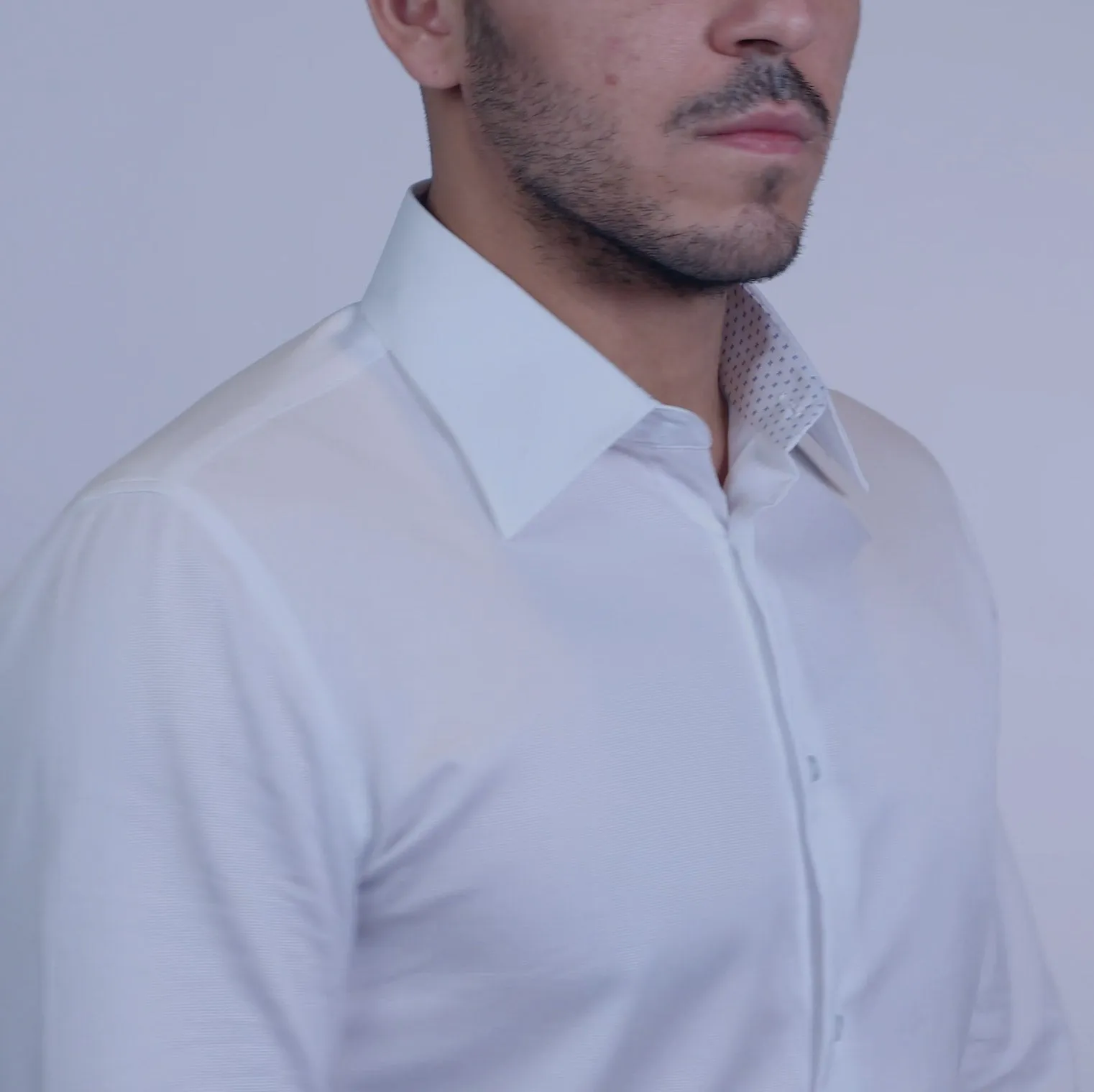 Gray Patterned Dress Shirt | The Sudoku